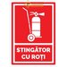 Indicator stingator cu roti